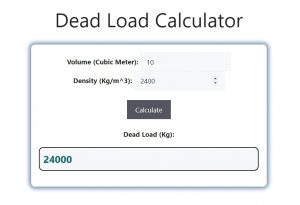 Dead Load Calculator