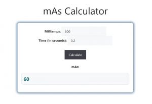 mAs Calculator