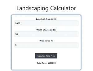 Landscaping Calculator 