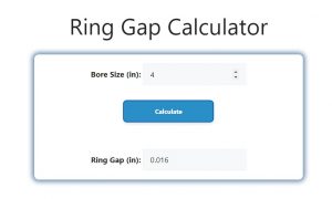 Ring Gap Calculator