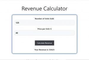 Revenue Calculator