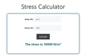 Stress Calculator