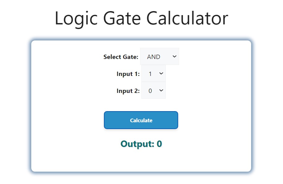 Logic gate calculator savvy calculator