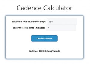 Cadence Calculator