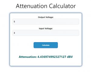 Attenuation Calculator