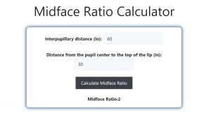 Midface Ratio Calculator