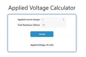 Applied Voltage Calculator