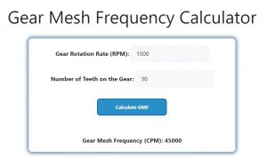 Gear Mesh Frequency Calculator