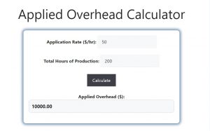 Applied Overhead Calculator