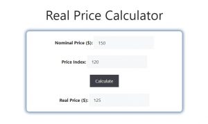 Real Price Calculator