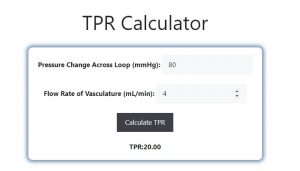 TPR Calculator