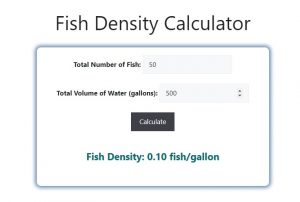 Fish Density Calculator