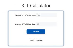 RTT Calculator