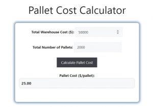 Pallet Cost Calculator