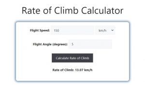 Rate of Climb Calculator