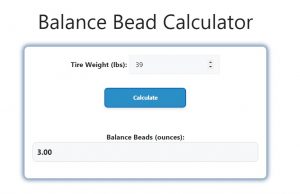 Balance Bead Calculator