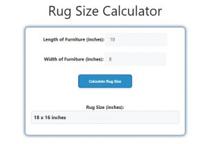 Rug Size Calculator