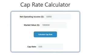 Cap Rate Calculator