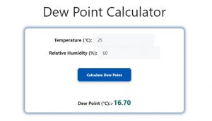 Dew Point Calculator