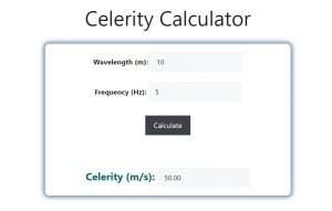 Celerity Calculator