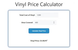 Vinyl Price Calculator