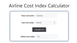 Airline Cost Index Calculator