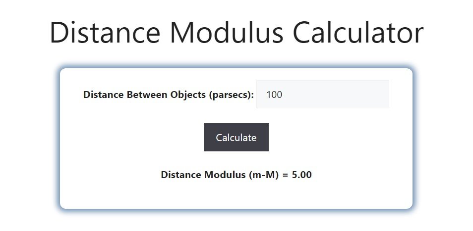 Distance Modulus Calculator - Savvy Calculator
