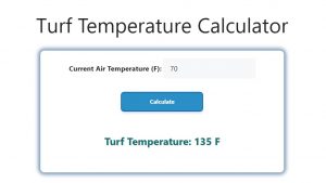 Turf Temperature Calculator