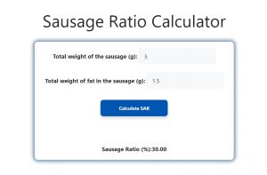 Sausage Ratio Calculator