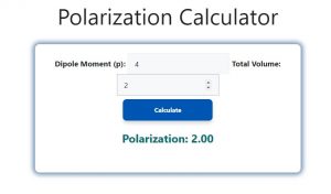 Polarization Calculator