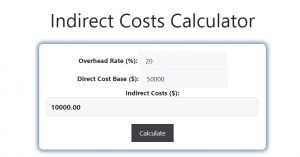 Indirect Costs Calculator