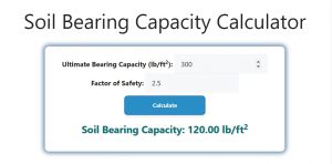 Soil Bearing Capacity Calculator