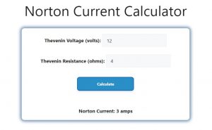 Norton Current Calculator