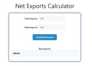 Net Exports Calculator