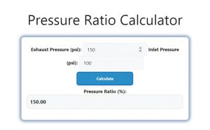 Pressure Ratio Calculator