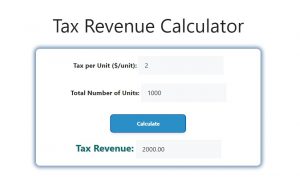 Tax Revenue Calculator