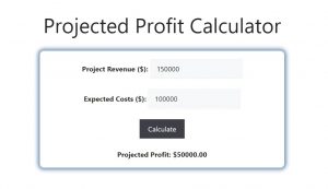 Projected Profit Calculator