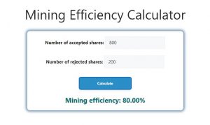 Mining Efficiency Calculator