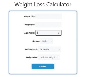 Weight Loss Calculator