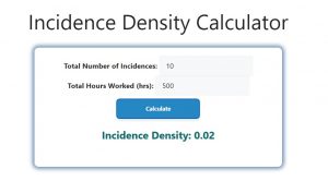 Incidence Density Calculator