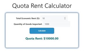 Quota Rent Calculator