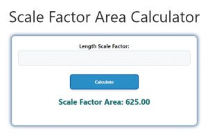 Scale Factor Area Calculator