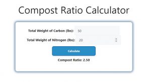 Compost Ratio Calculator