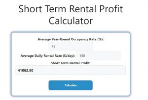 Short Term Rental Profit Calculator