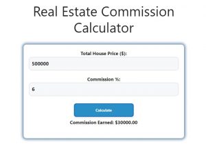 Real Estate Commission Calculator