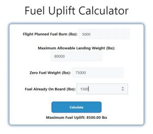 Fuel Uplift Calculator