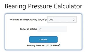 Bearing Pressure Calculator