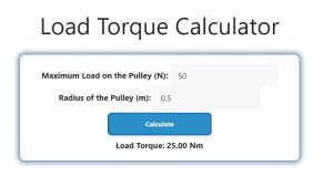 Load Torque Calculator