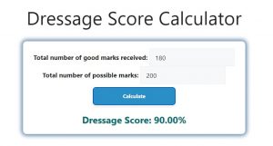 Dressage Score Calculator