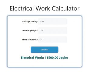 Electrical Work Calculator